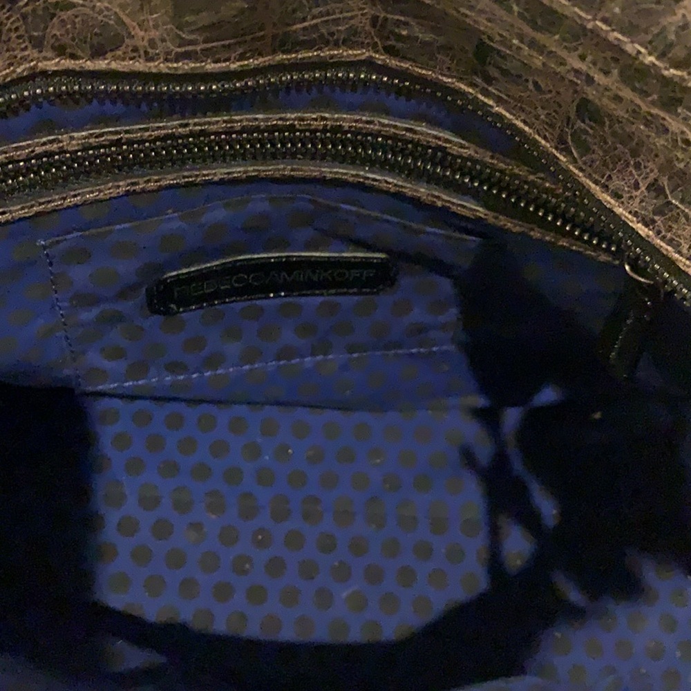 Rebecca Minkoff Desire Gunmetal Handbag (retail $550) - Picture 7 of 12